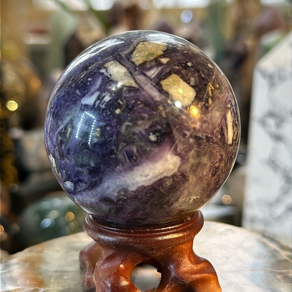 🔥SALE🔥 Lepidolite Crystal Sphere! - Picture 1 of 5